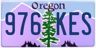 OR license plate 976KES