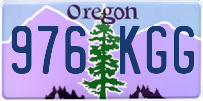 OR license plate 976KGG