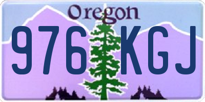 OR license plate 976KGJ