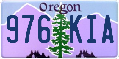 OR license plate 976KIA