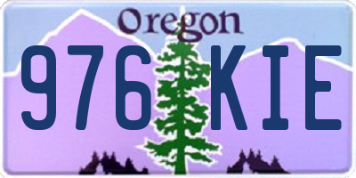 OR license plate 976KIE