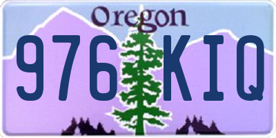 OR license plate 976KIQ