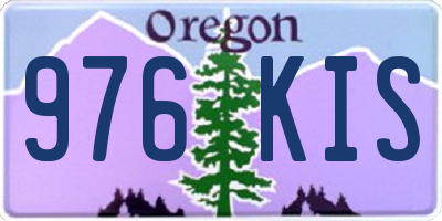 OR license plate 976KIS