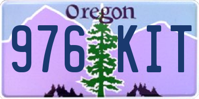 OR license plate 976KIT