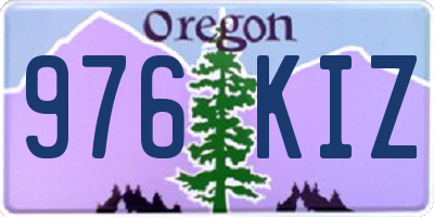 OR license plate 976KIZ