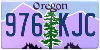 OR license plate 976KJC