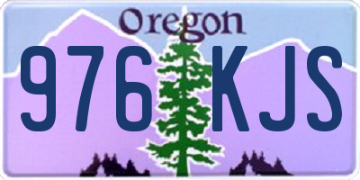 OR license plate 976KJS