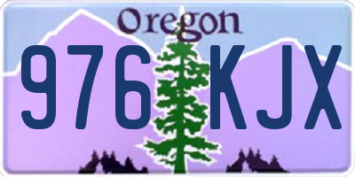 OR license plate 976KJX