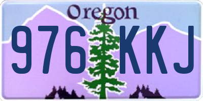 OR license plate 976KKJ