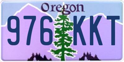 OR license plate 976KKT