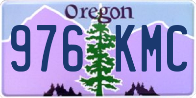 OR license plate 976KMC