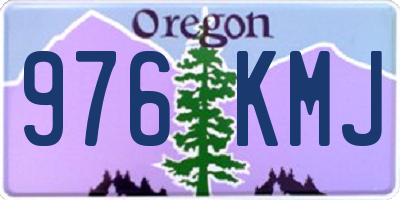 OR license plate 976KMJ
