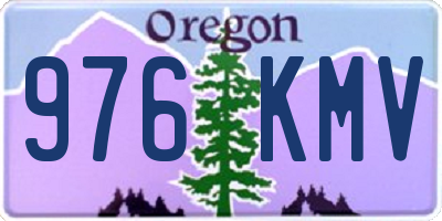 OR license plate 976KMV