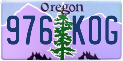 OR license plate 976KOG