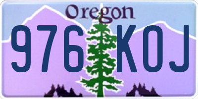 OR license plate 976KOJ