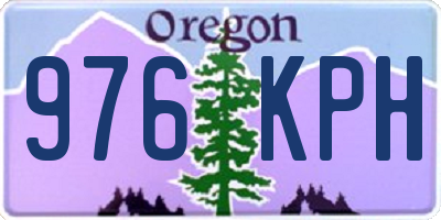 OR license plate 976KPH