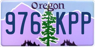 OR license plate 976KPP