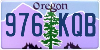 OR license plate 976KQB