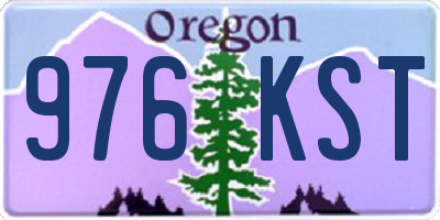 OR license plate 976KST