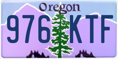 OR license plate 976KTF
