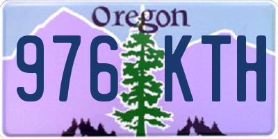 OR license plate 976KTH