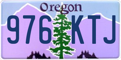 OR license plate 976KTJ