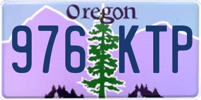 OR license plate 976KTP