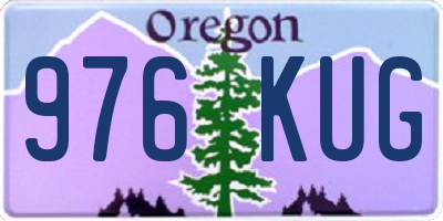 OR license plate 976KUG