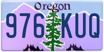 OR license plate 976KUQ