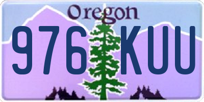 OR license plate 976KUU