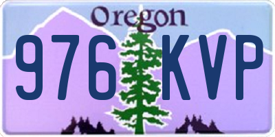 OR license plate 976KVP