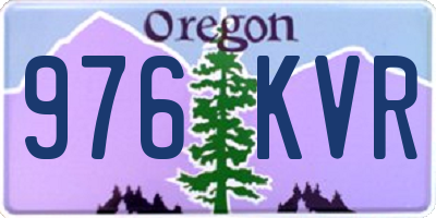 OR license plate 976KVR