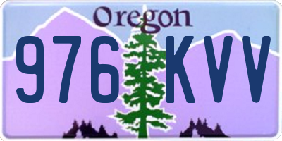 OR license plate 976KVV