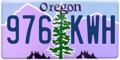 OR license plate 976KWH