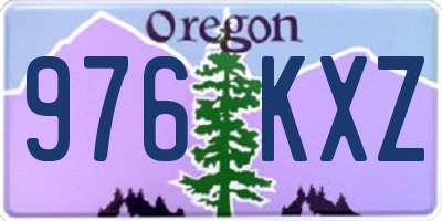 OR license plate 976KXZ