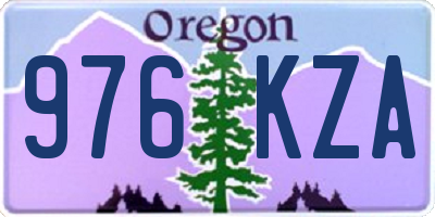 OR license plate 976KZA