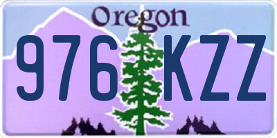 OR license plate 976KZZ