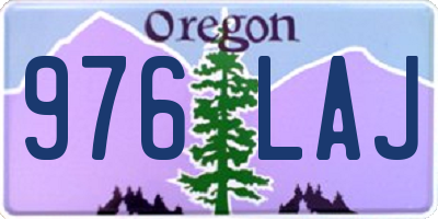 OR license plate 976LAJ