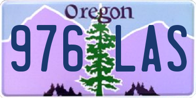 OR license plate 976LAS