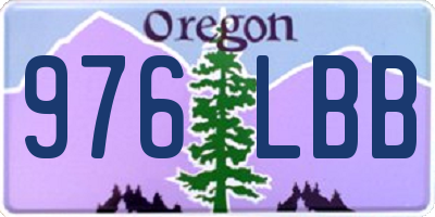OR license plate 976LBB