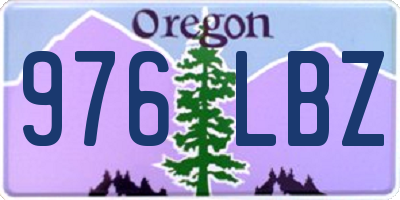 OR license plate 976LBZ