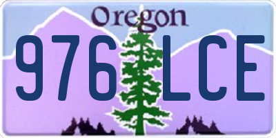 OR license plate 976LCE