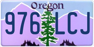 OR license plate 976LCJ