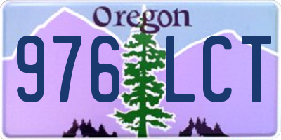 OR license plate 976LCT