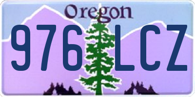 OR license plate 976LCZ