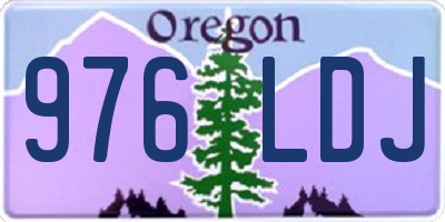 OR license plate 976LDJ