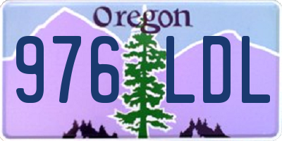 OR license plate 976LDL