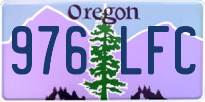 OR license plate 976LFC