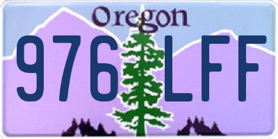 OR license plate 976LFF