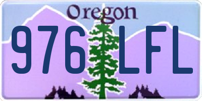OR license plate 976LFL